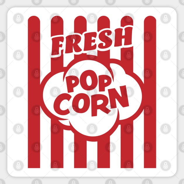 Fresh Popcorn Costume for Halloween Sticker by OrangeMonkeyArt